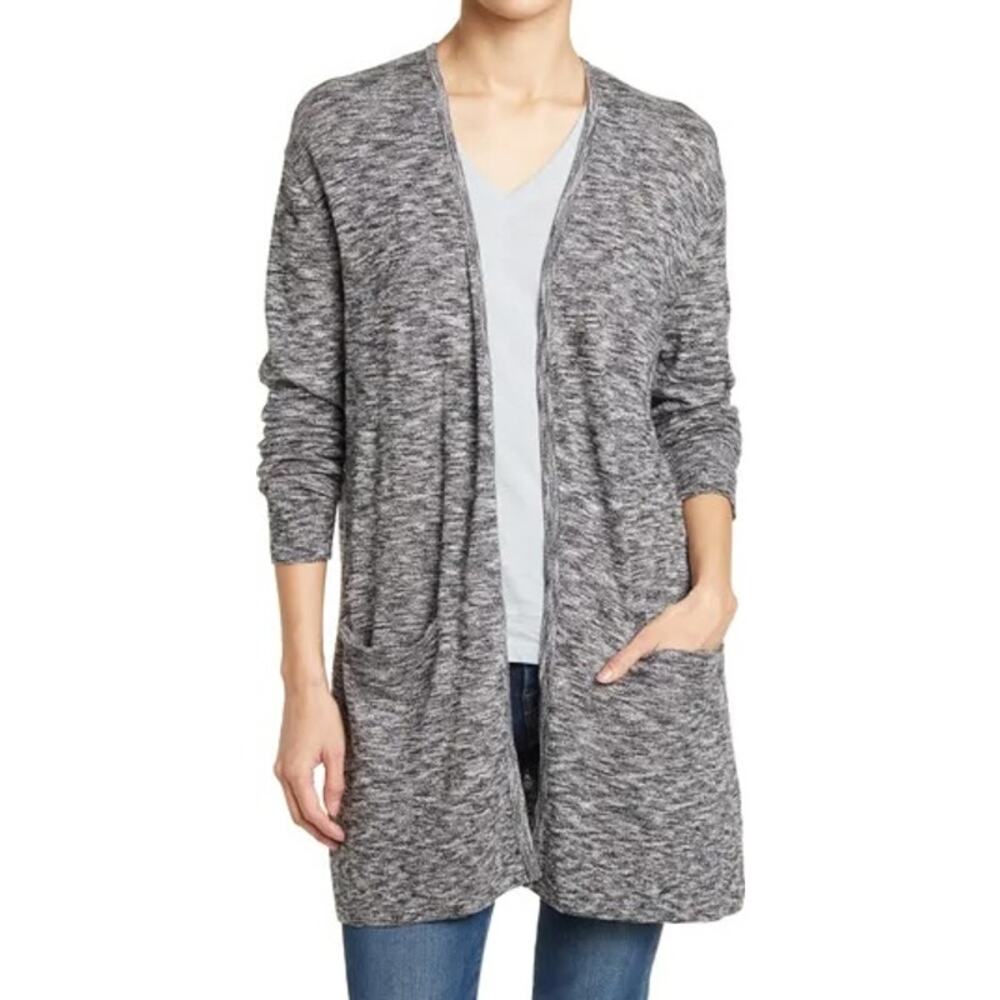 MADEWELL Cardigan Women’s Size XXS Summer Ryder Sweater Gray Long Sleeves Open